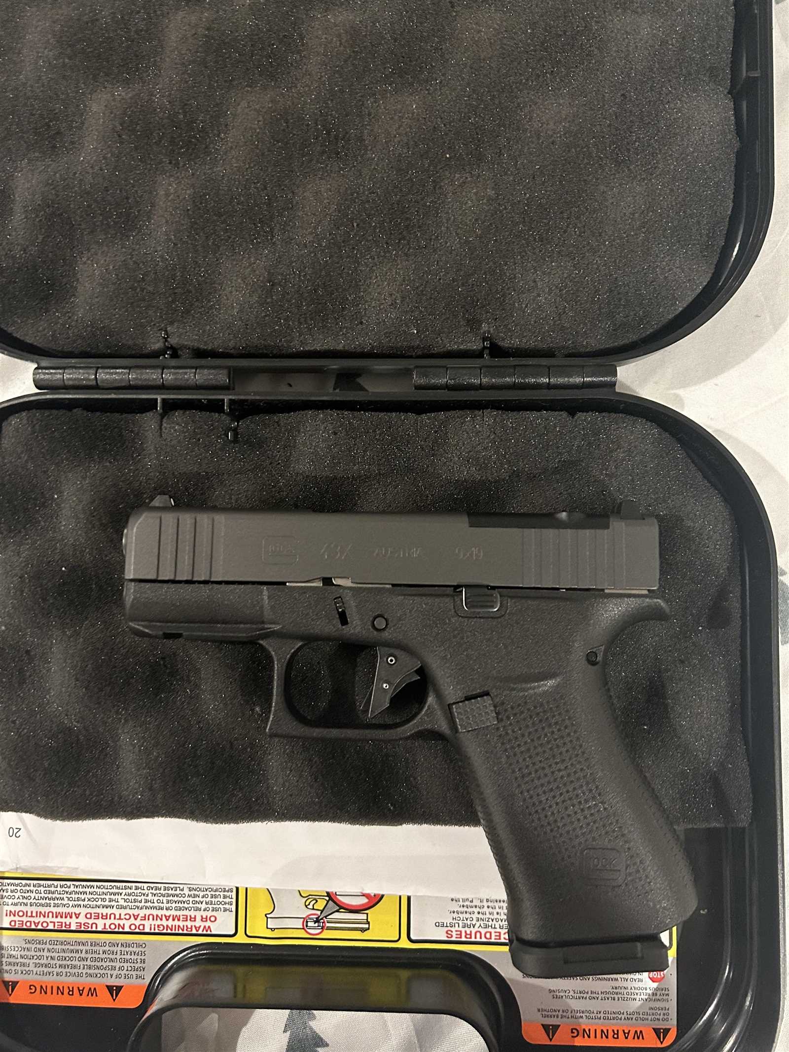 glock 43x owners manual