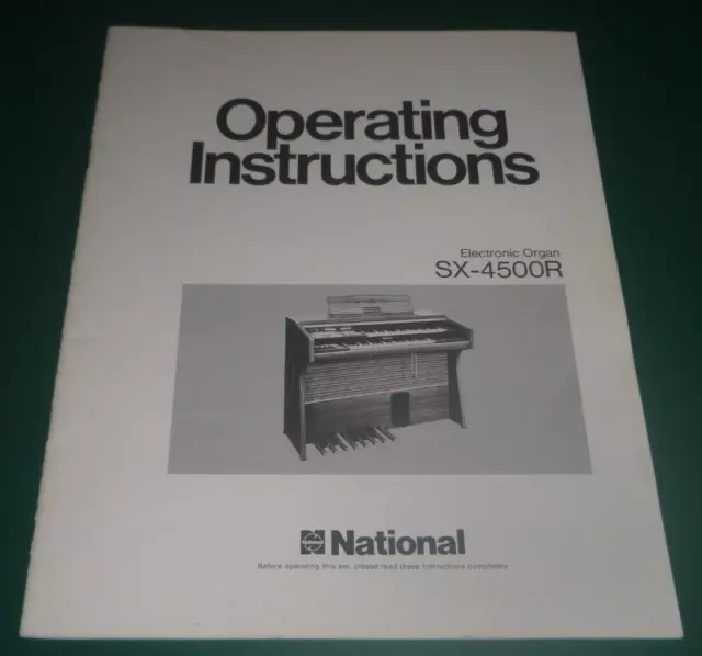 hammond organ owners manual