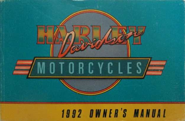 harley davidson 883 owners manual