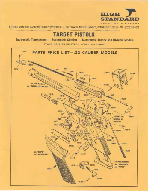 high standard victor owners manual