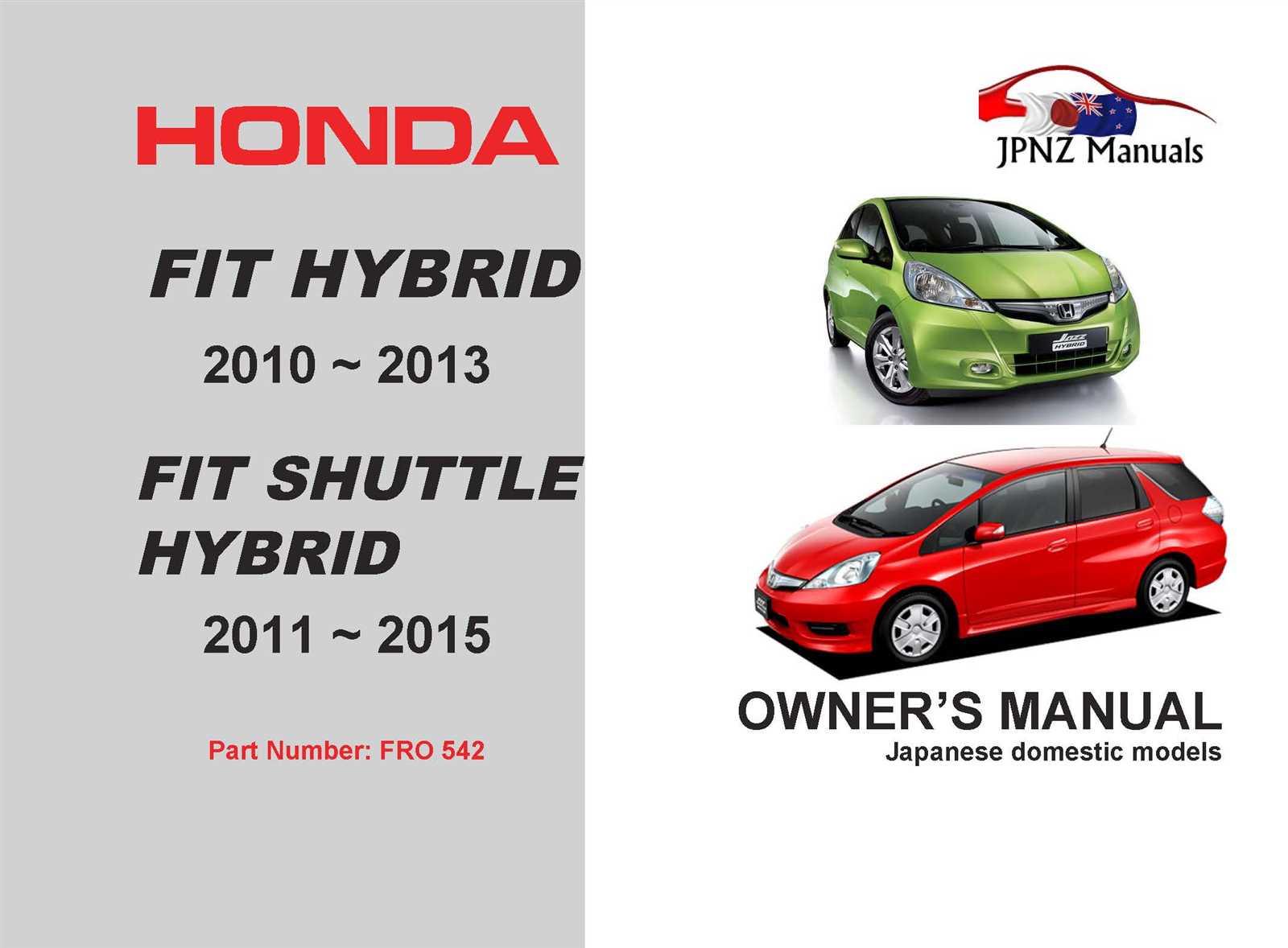 honda fit 2019 owners manual