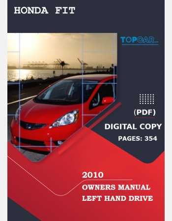 honda fit owners manual