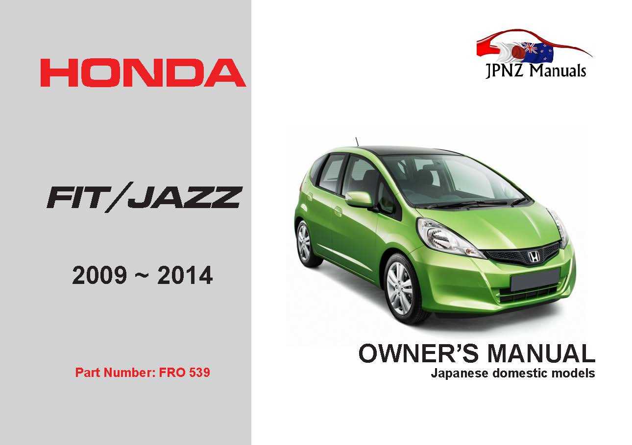 honda fit owners manual