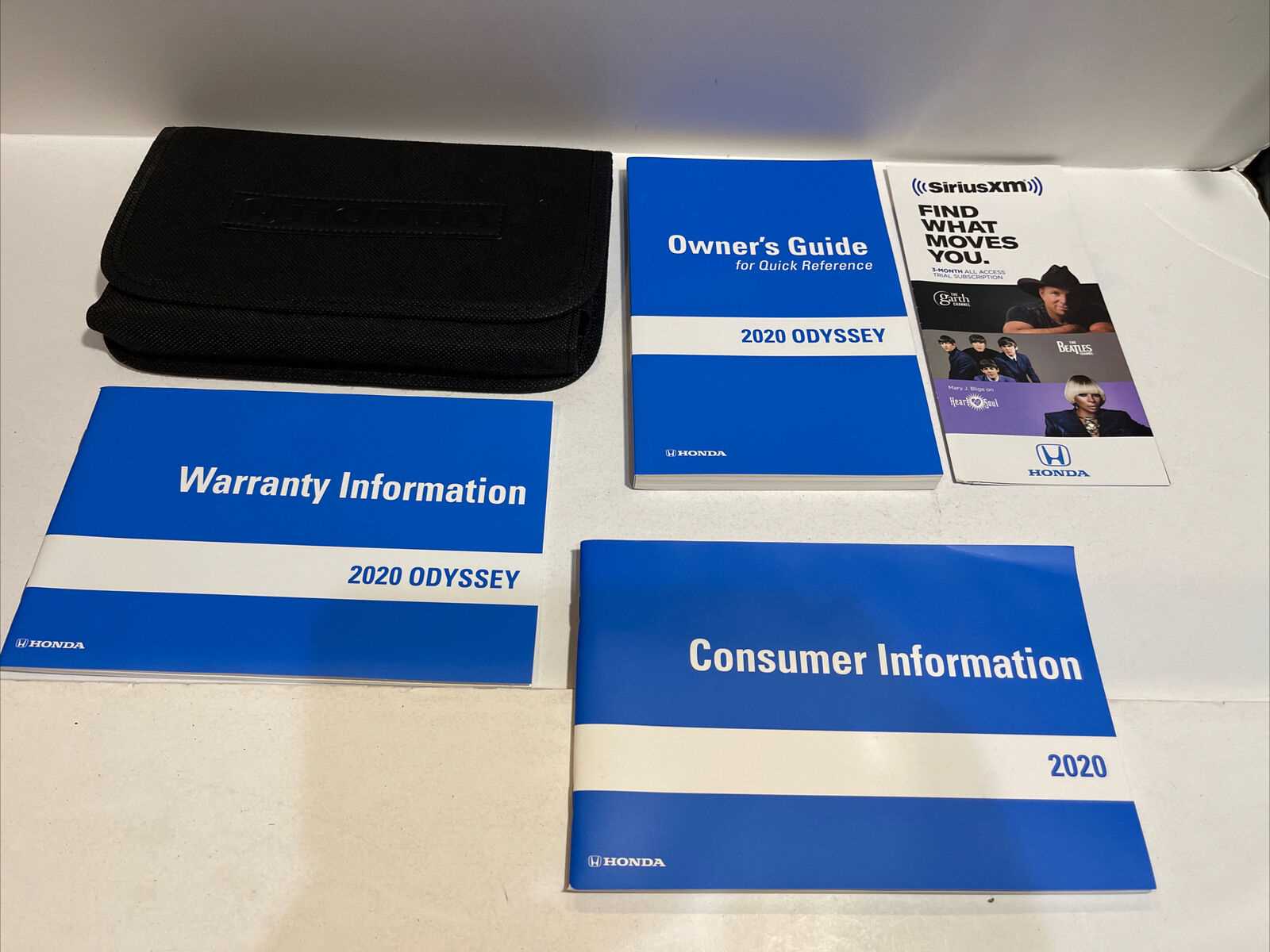 honda odyssey owners manual 2020