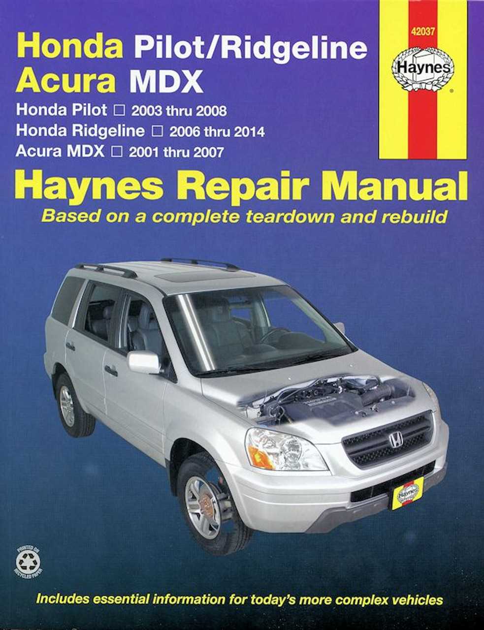 honda ridgeline owners manual