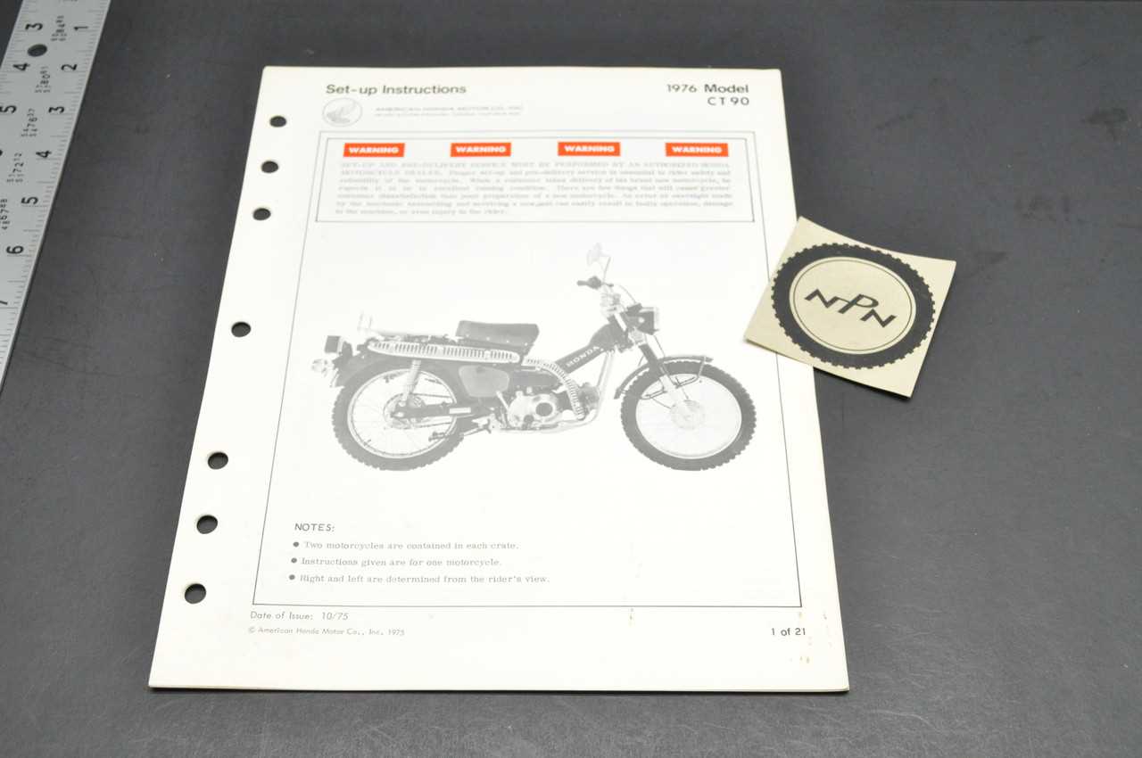 honda trail 90 owners manual