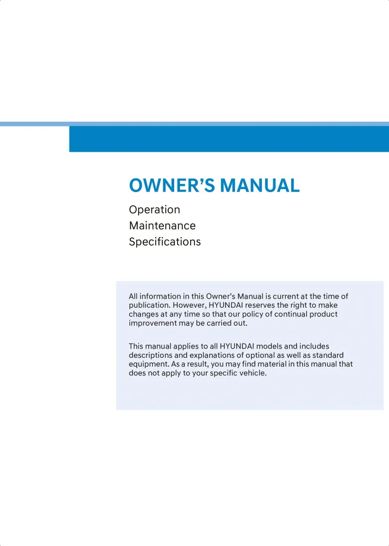 hyundai palisade 2023 owners manual