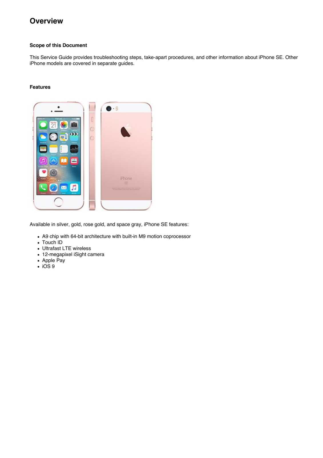 iphone se owners manual