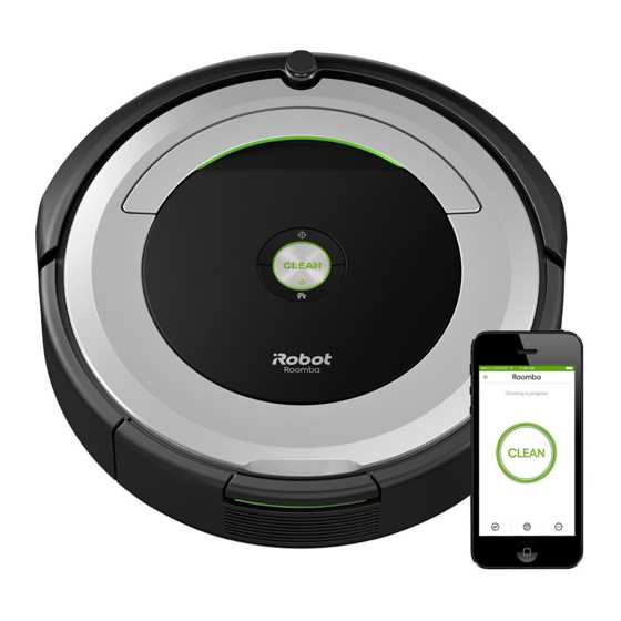 irobot roomba 600 series owners manual