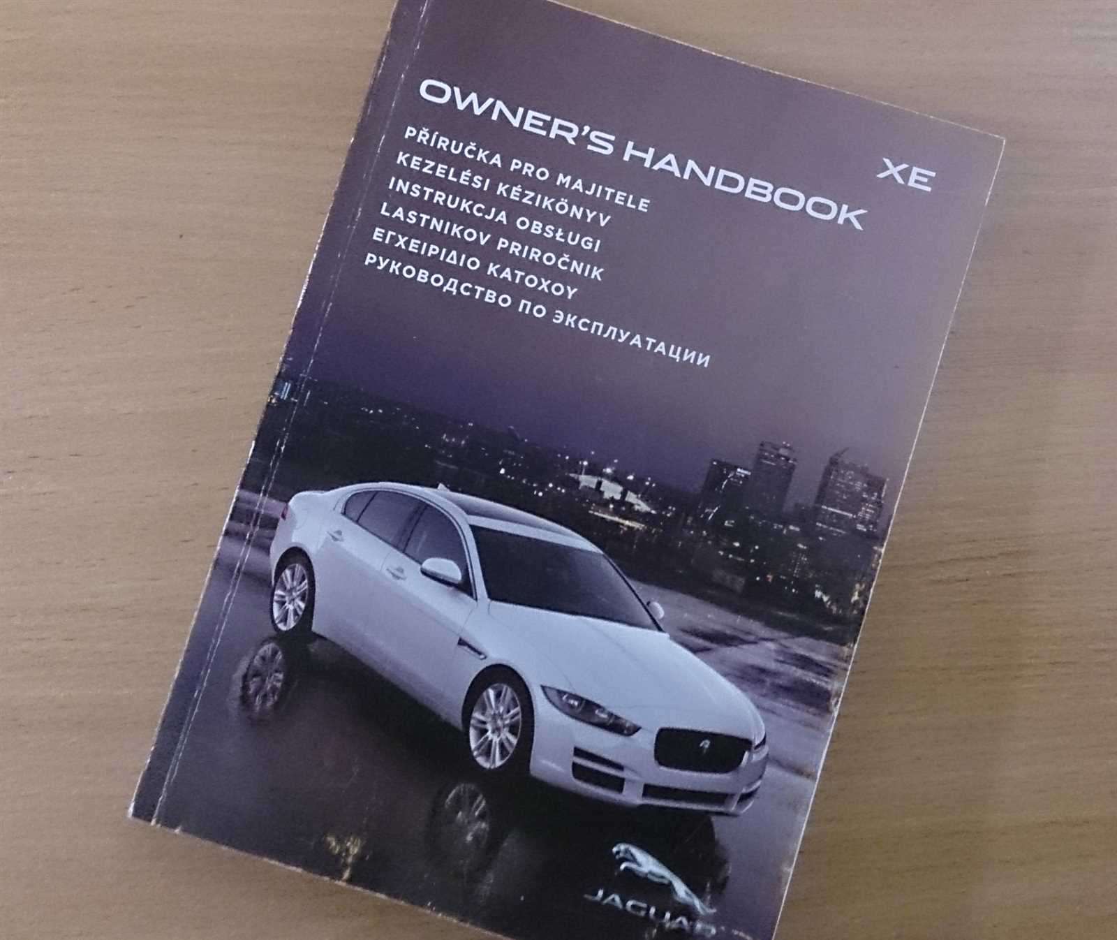 jaguar xe owners manual