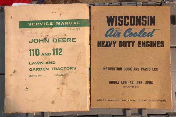 john deere 110 owners manual