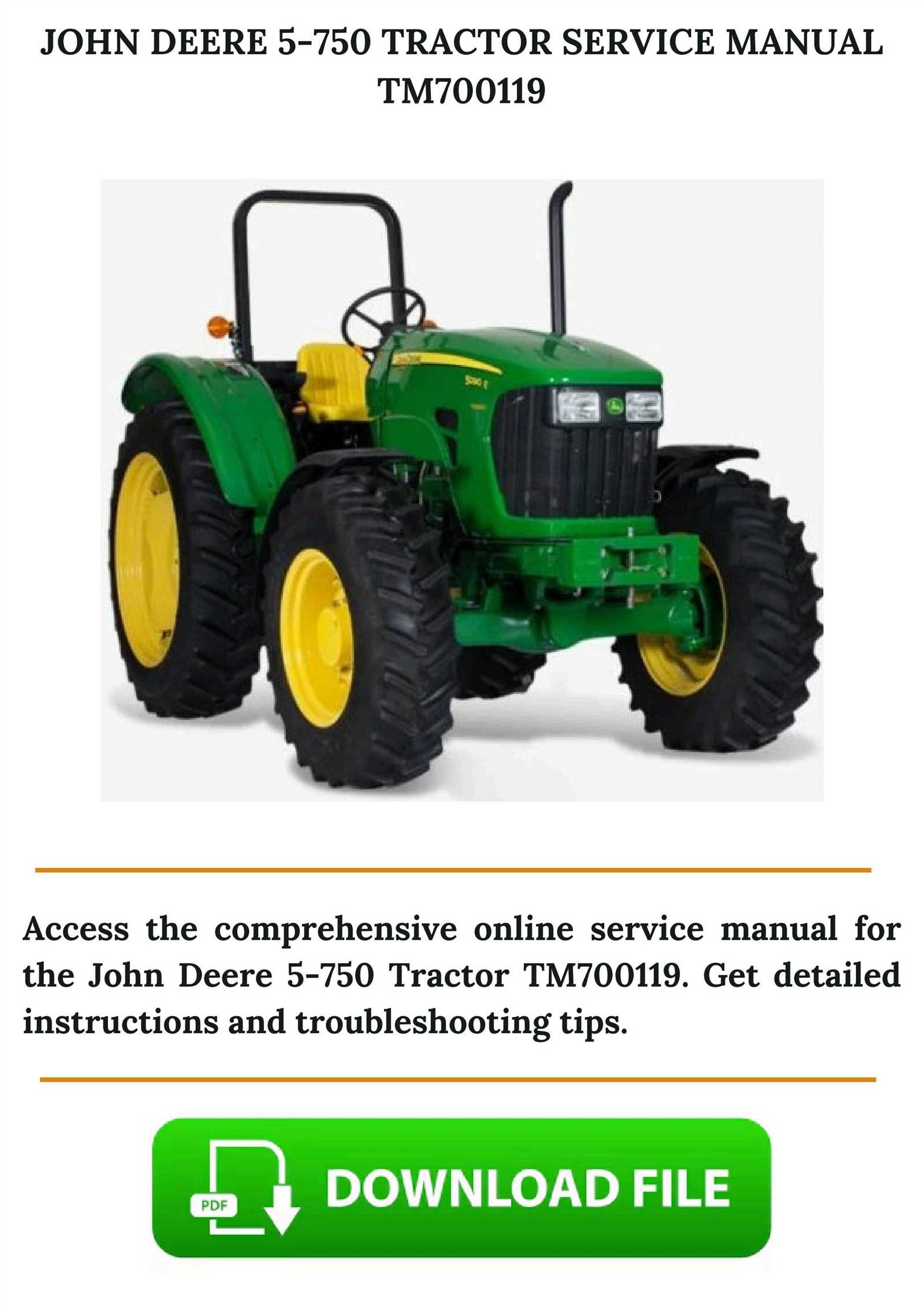 john deere 750 tractor owners manual