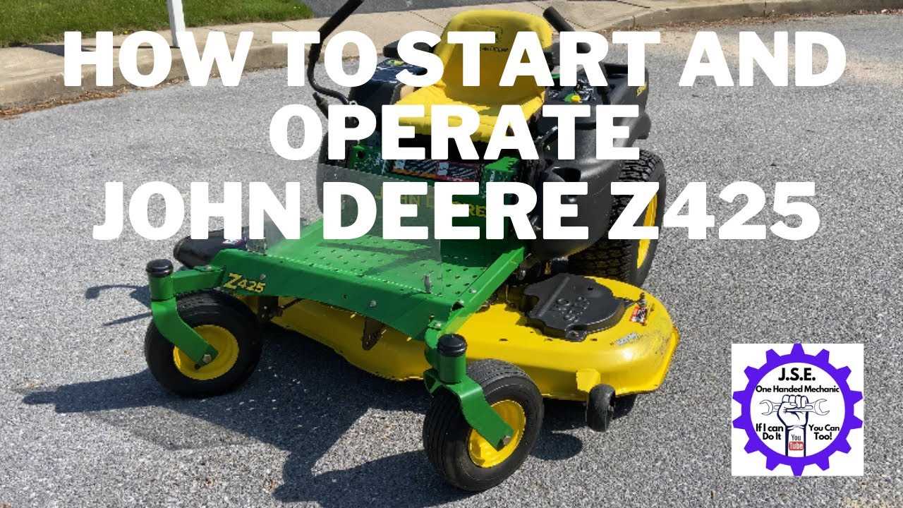 john deere eztrak z425 owners manual