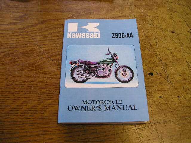 kawasaki z1000 owners manual