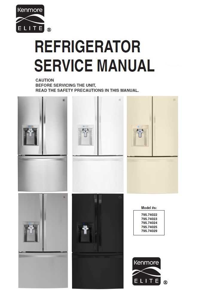 kenmore elite refrigerator model 795 owners manual