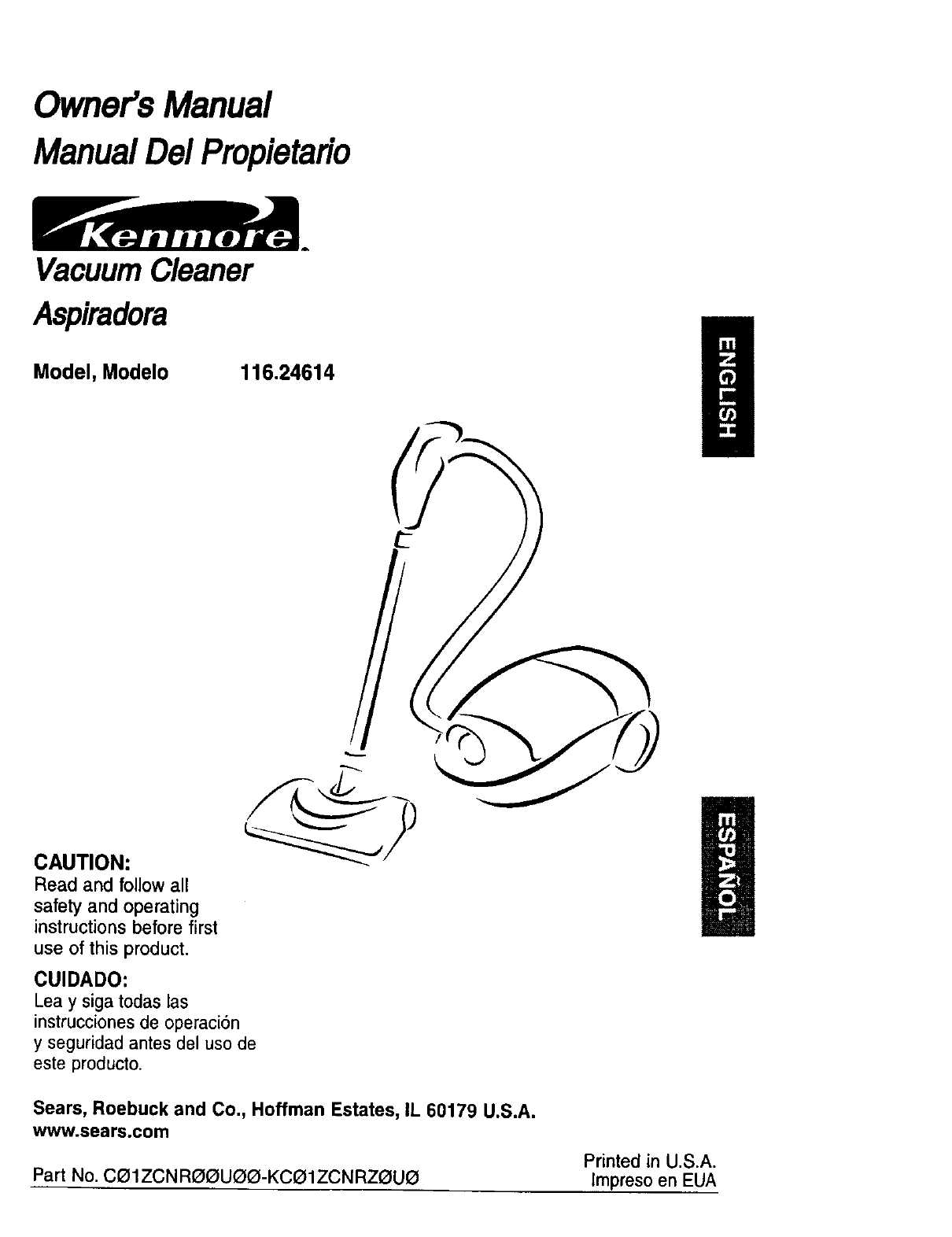 kenmore progressive canister vacuum owners manual