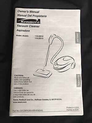 kenmore vacuum model 116 owners manual