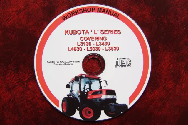 kubota l3830 owners manual