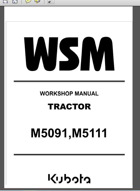 kubota m5 111 owners manual