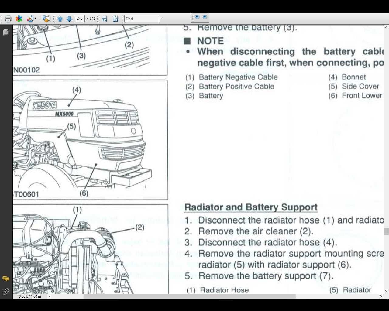 kubota mx5000 owners manual