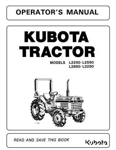 kubota owners manual free download