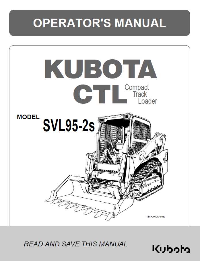 kubota svl95 2s owners manual