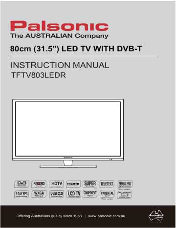 led tv owners manual