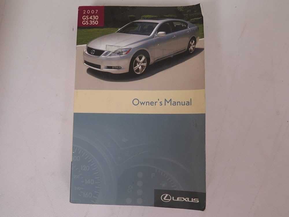 lexus gs 350 owners manual