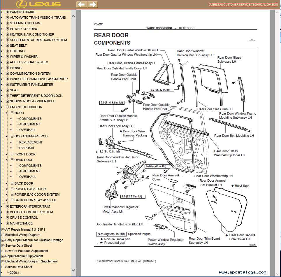 lexus rx 350 owners manual