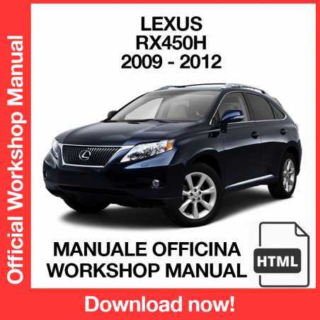 lexus rx owners manual