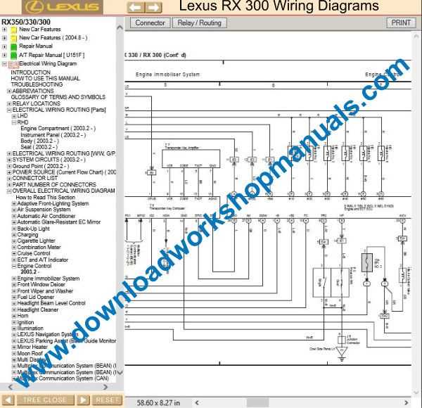 lexus rx300 owners manual