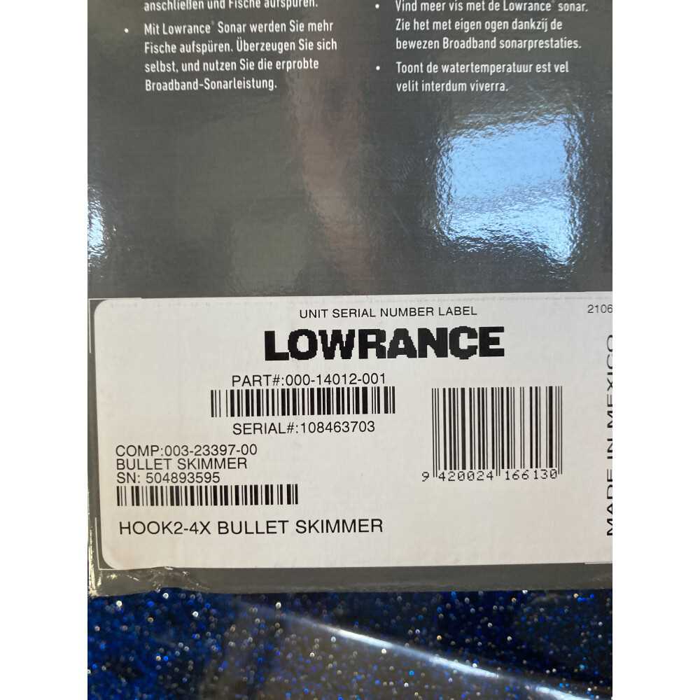 lowrance hook2 4x owners manual