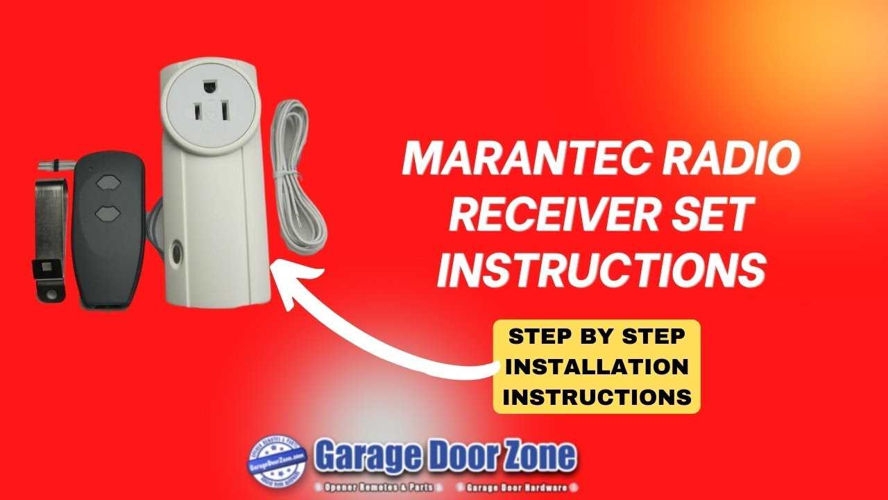 marantec synergy 270 owners manual