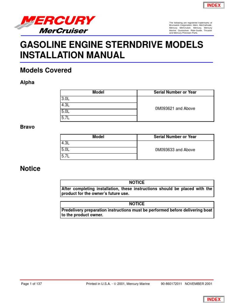 mercruiser 5.0 owners manual