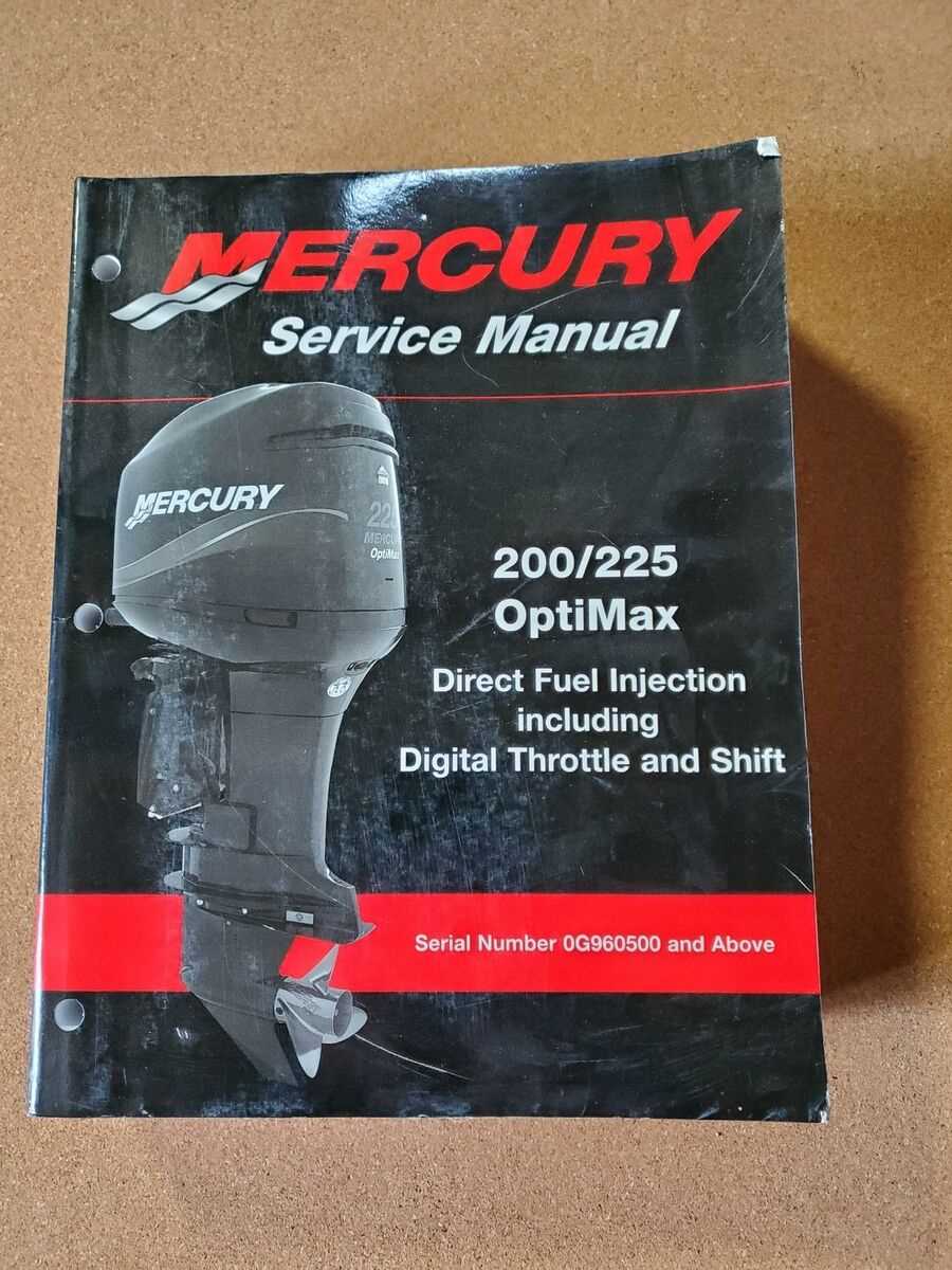 mercury 225 optimax owners manual