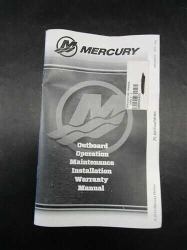 mercury 25 hp 4 stroke owners manual