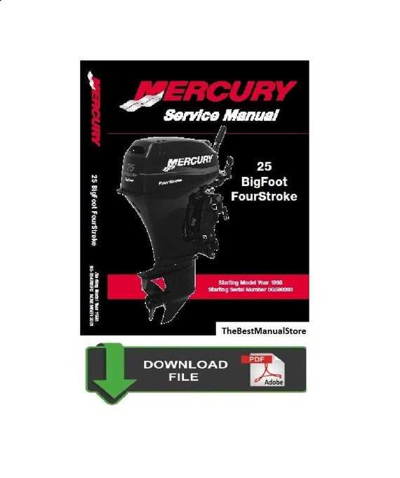 mercury 25 hp 4 stroke owners manual