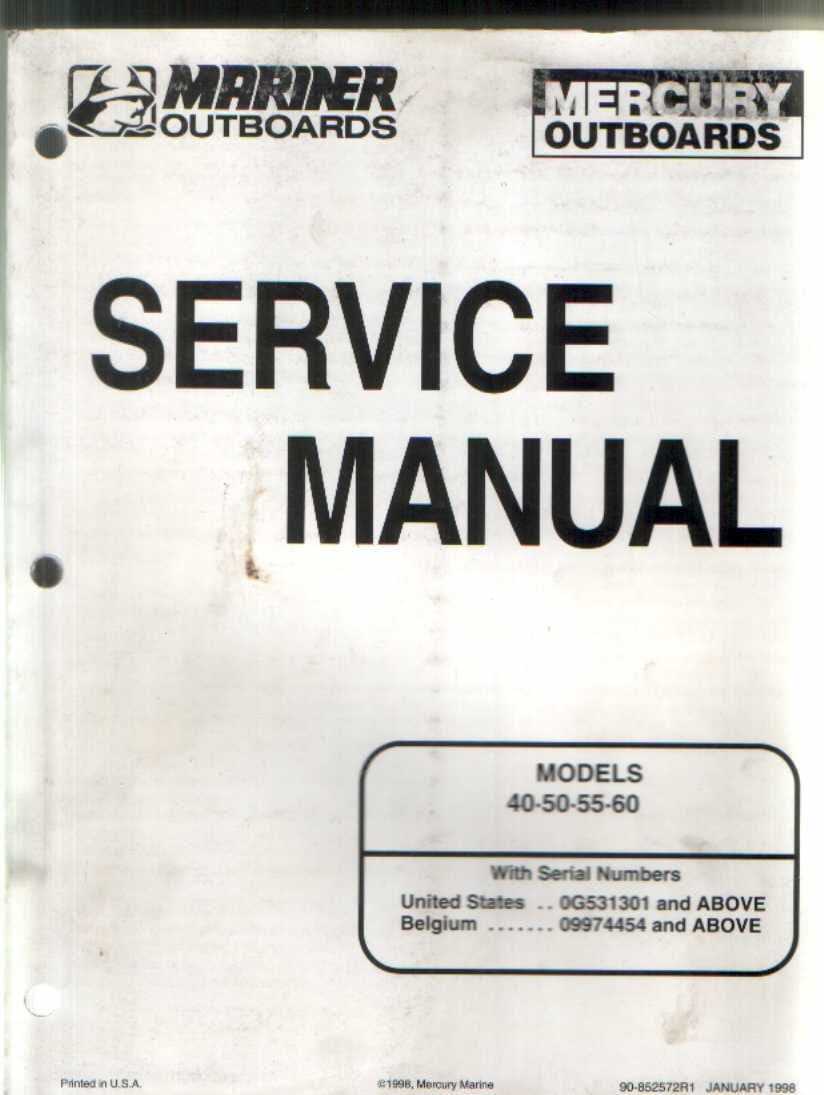 mercury 50 hp 4 stroke owners manual