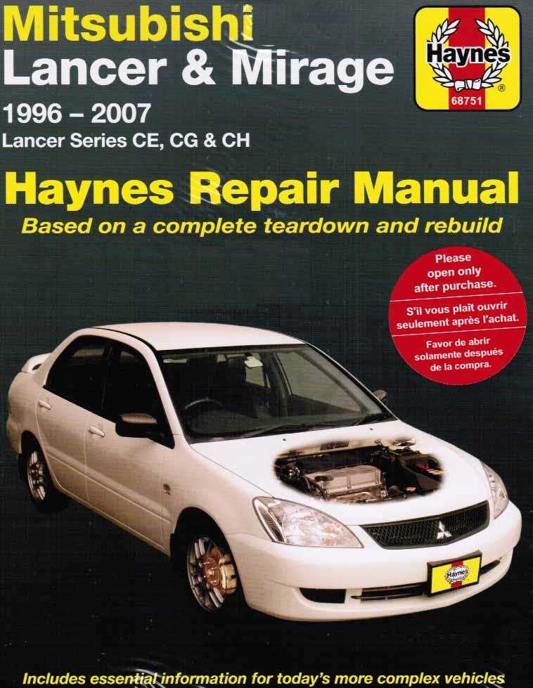 mitsubishi lancer owners manual