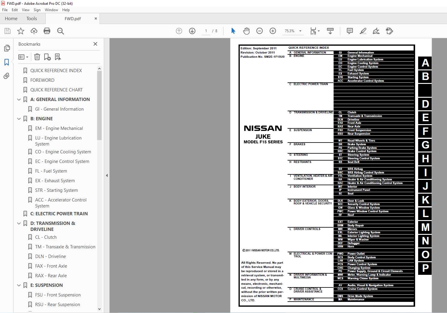 nissan juke 2016 owners manual