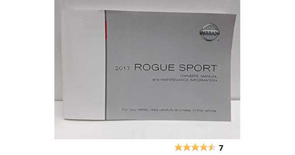 nissan rogue sport owners manual