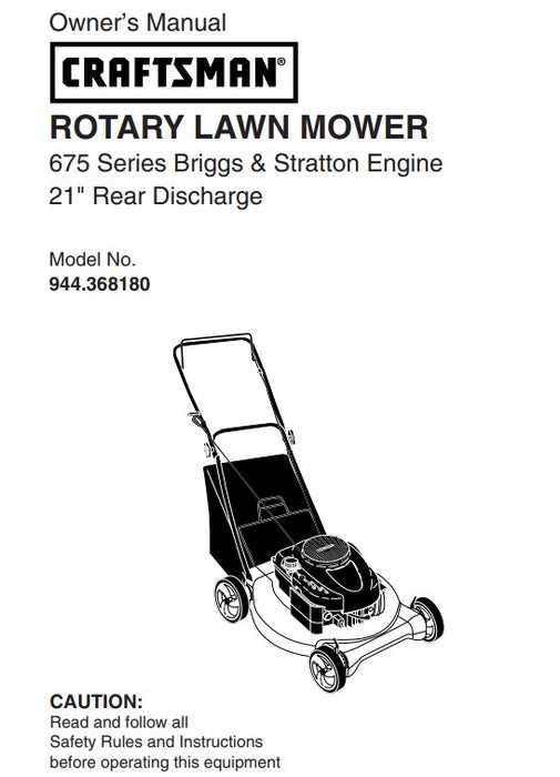 owners manual for briggs and stratton lawn mower