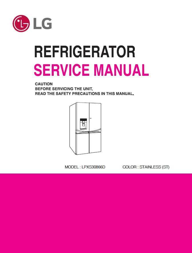 owners manual for lg refrigerator