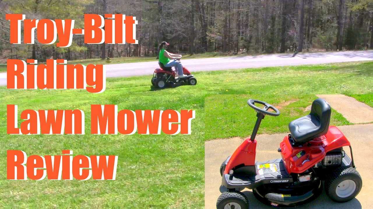 owners manual for troy bilt riding lawn mower