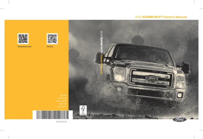 owners manual ford f250 super duty