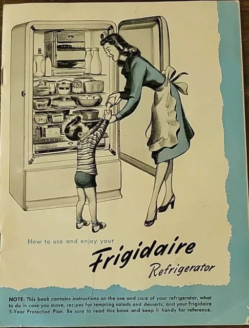 owners manual frigidaire refrigerator