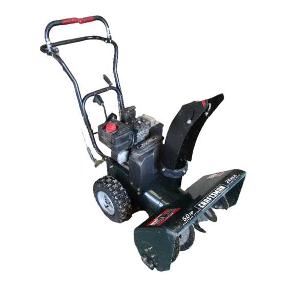 owners manual sears snowblower