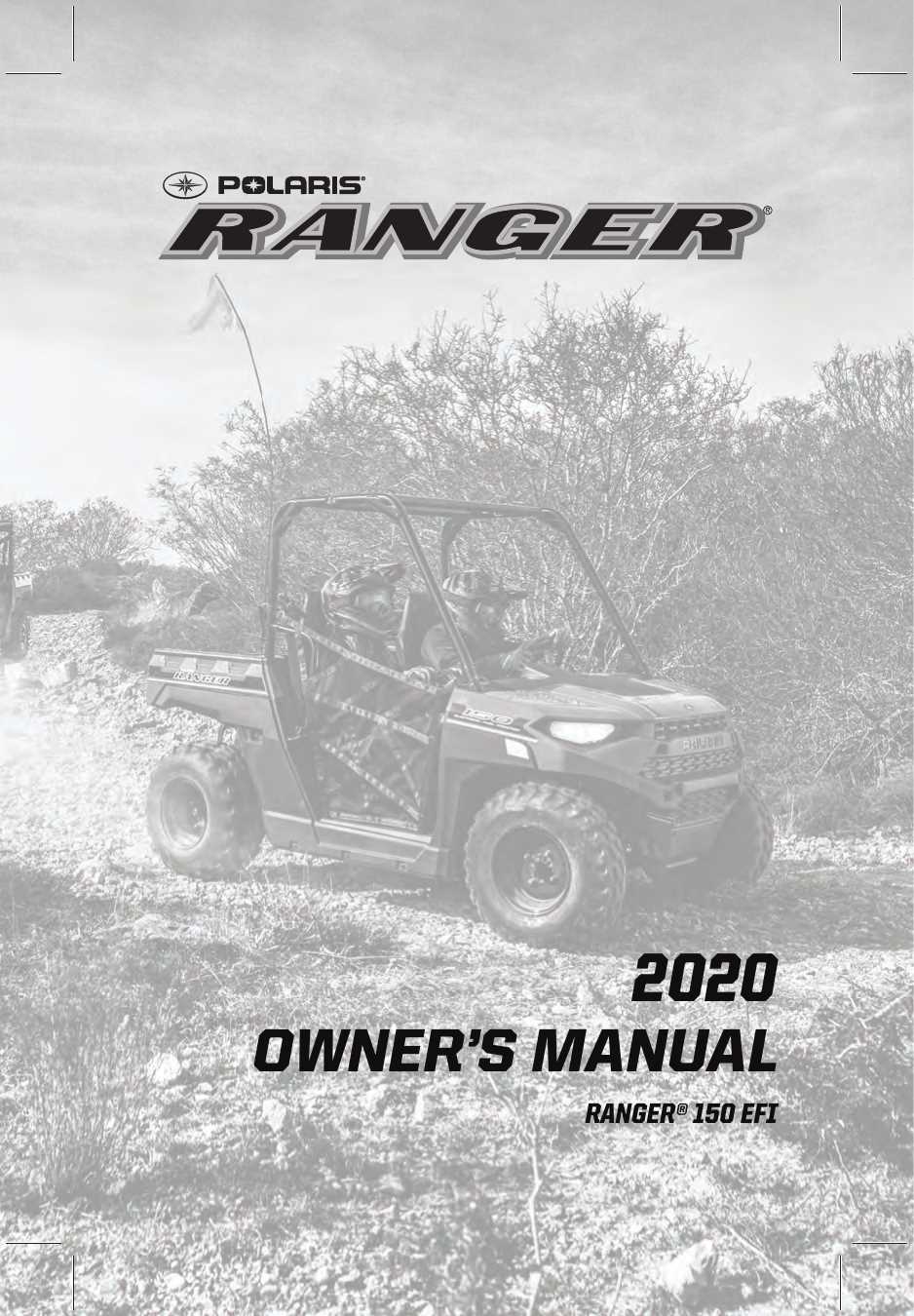 polaris ranger 800 owners manual