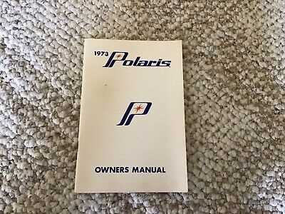 polaris snowmobile owners manual