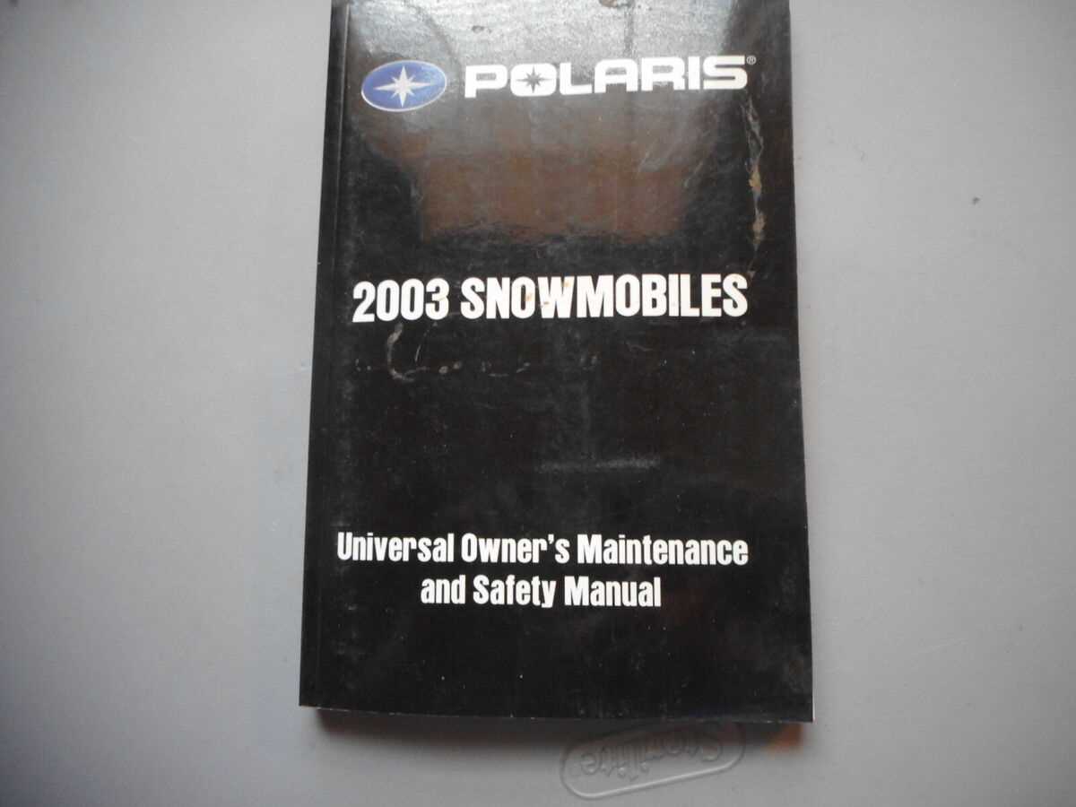 polaris snowmobile owners manual